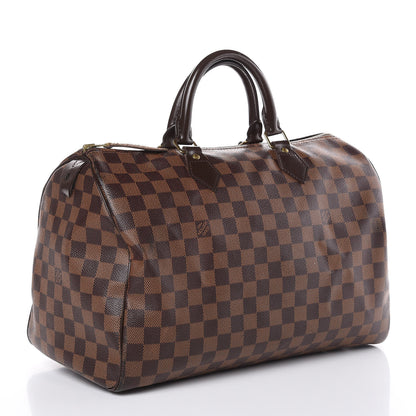 Louis Vuitton Damier Ebene Speedy 35 3 of 15