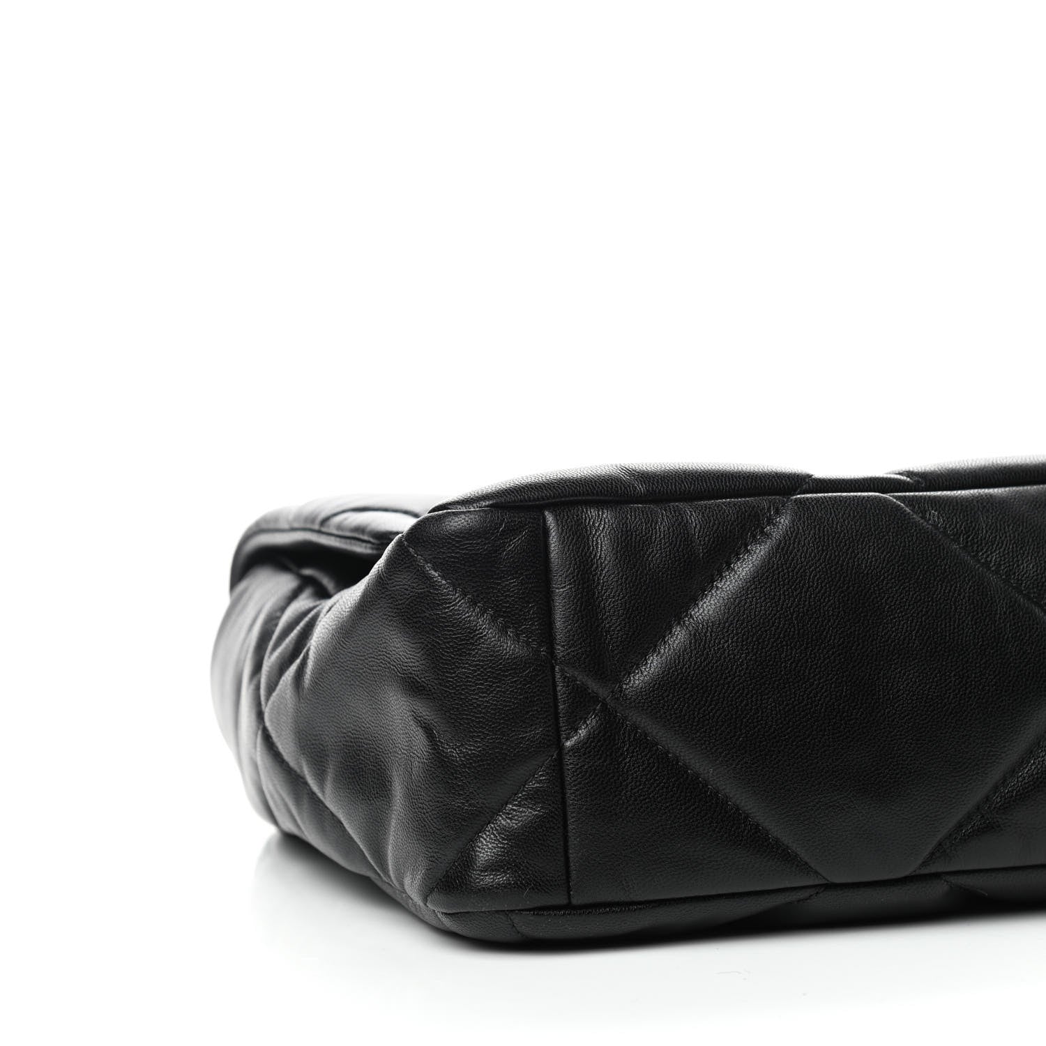 Chanel Goatskin Quilted Large Chanel 19 Flap Black 8 of 11