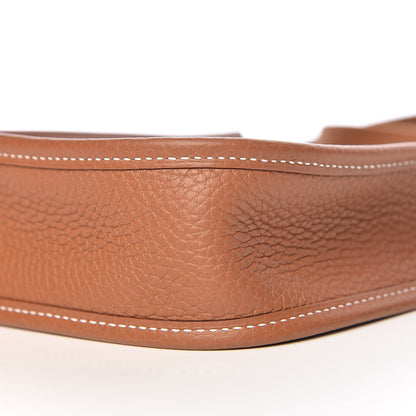 Hermes Taurillon Clemence Evelyne TPM Gold 10 of 12