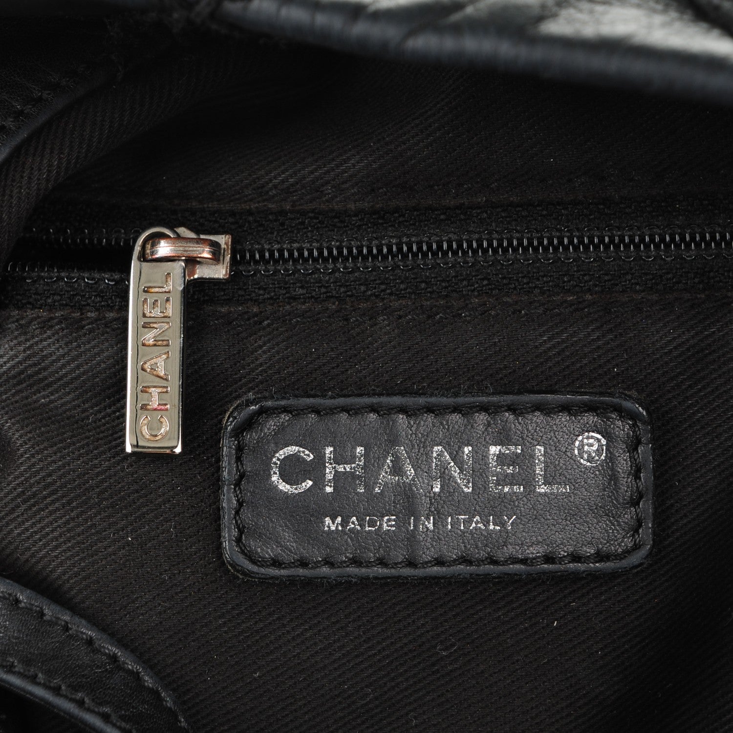 Chanel Lambskin Expandable Tote Black 6 of 14