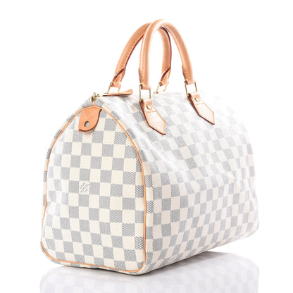 Louis Vuitton Damier Azur Speedy 30 2 of 10