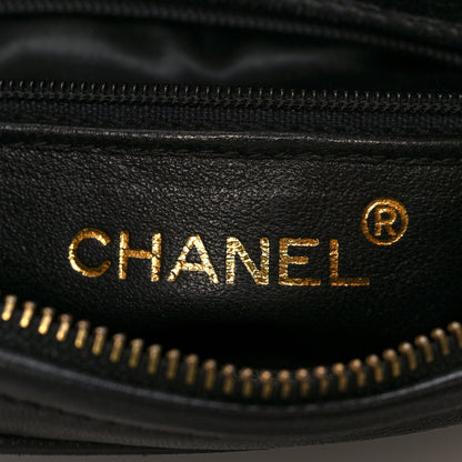 Chanel Lambskin Quilted Tassel Camera Case Black 5 of 9