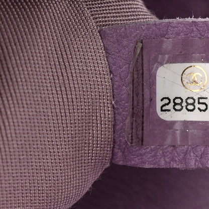 Chanel Jersey Quilted Chanel 19 Waist Bag Purple 7 of 13