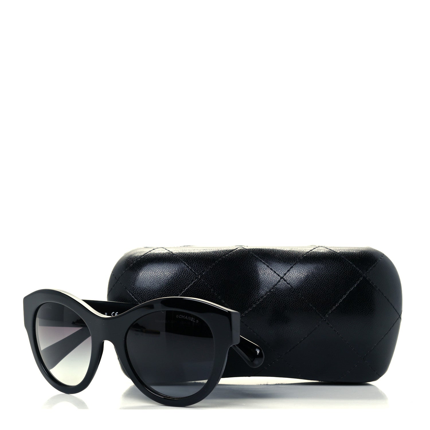 Chanel Acetate Butterfly Sunglasses 5371 Black 8 of 8