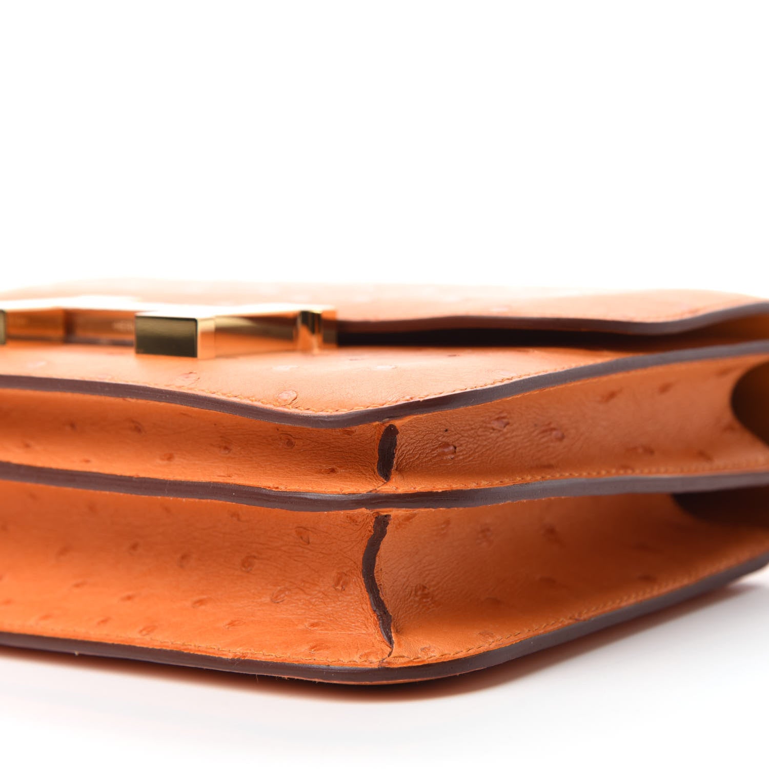 Hermes Ostrich Constance 18 Abricot 8 of 12