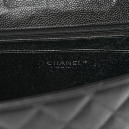 Chanel Caviar Jumbo Single Flap Black 7 of 15