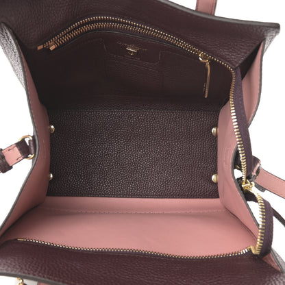 Salvatore Ferragamo Hammered Calfskin Double Handle Small Amy Tote Red 5 of 10