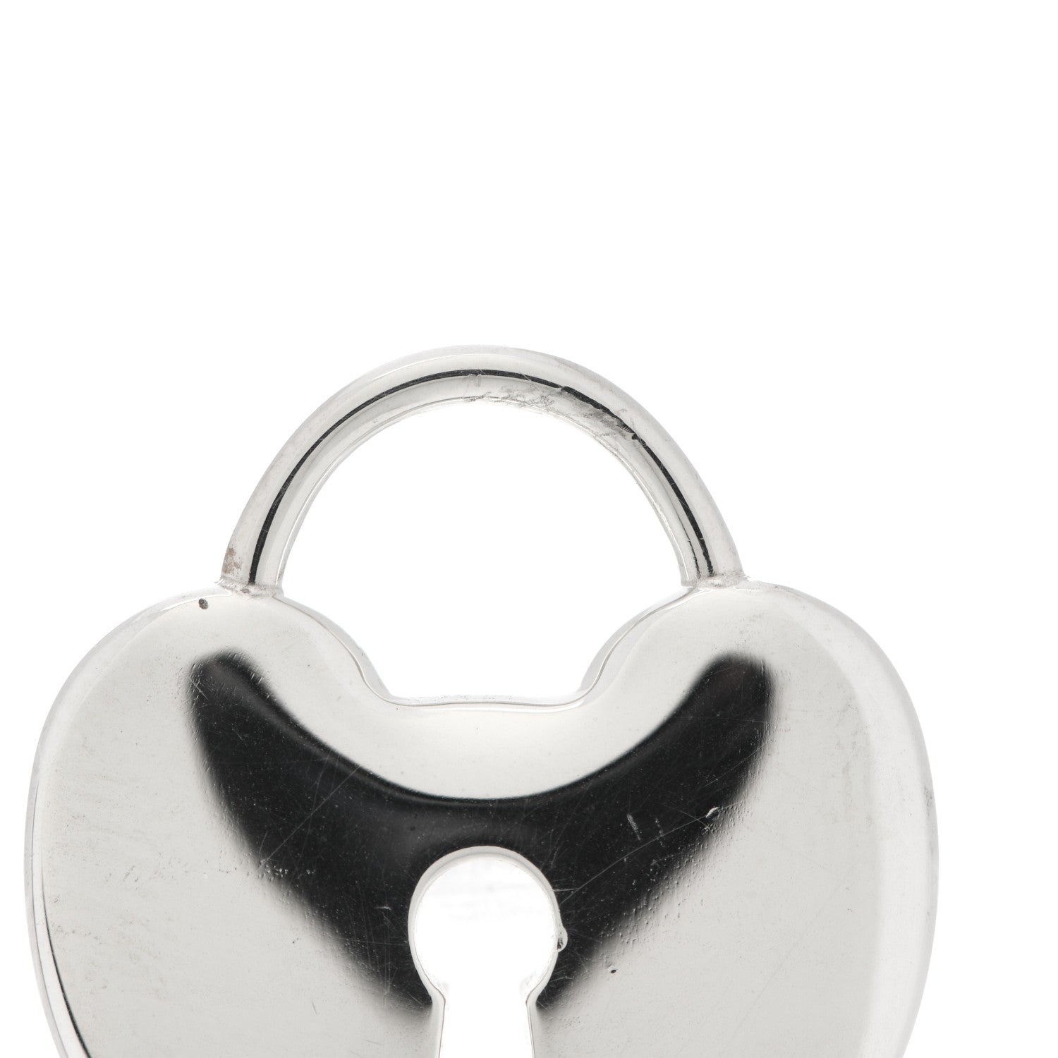 Tiffany Sterling Silver Heart Lock Charm 4 of 5