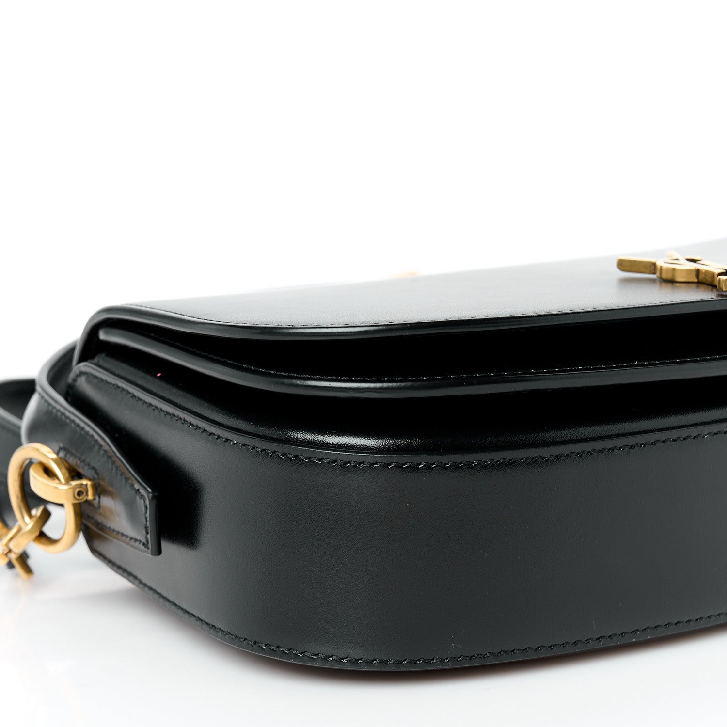 Saint Laurent Box Calfskin Voltaire Top Handle Crossbody Bag Black 10 of 11