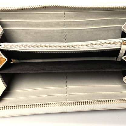 Gucci GG Supreme Monogram Azalea Calfskin Horsebit 1955 Zip Around Wallet Beige Ebony Mystic White 5 of 9