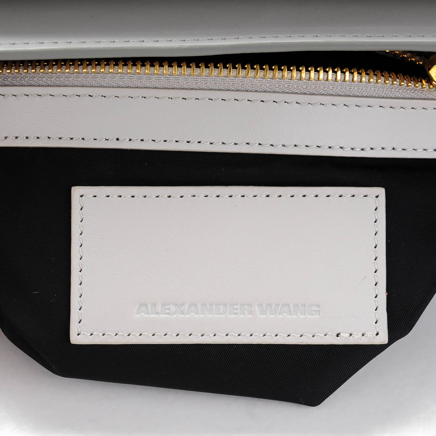 Calfskin Small Lia Sling Sweatshirt Pale Gold Hardware