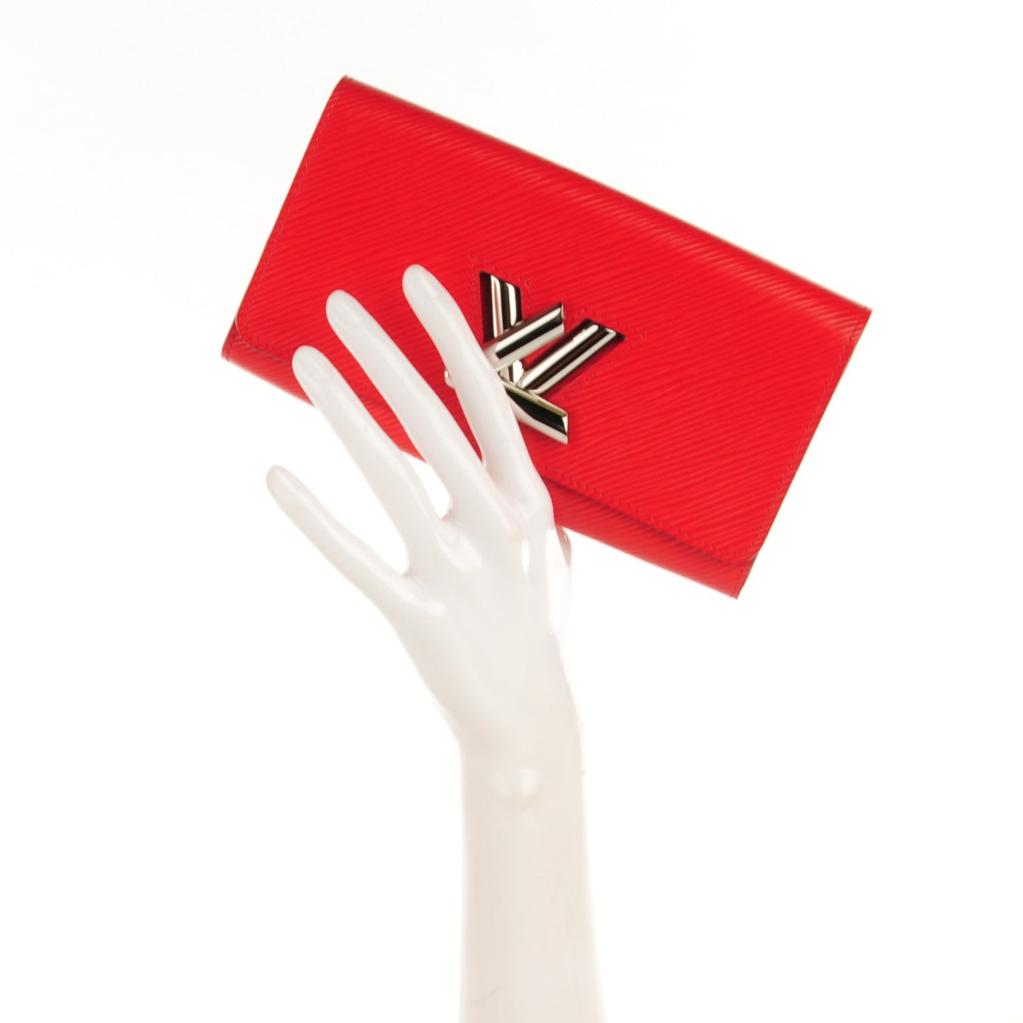 Epi Twist Wallet Coquelicot