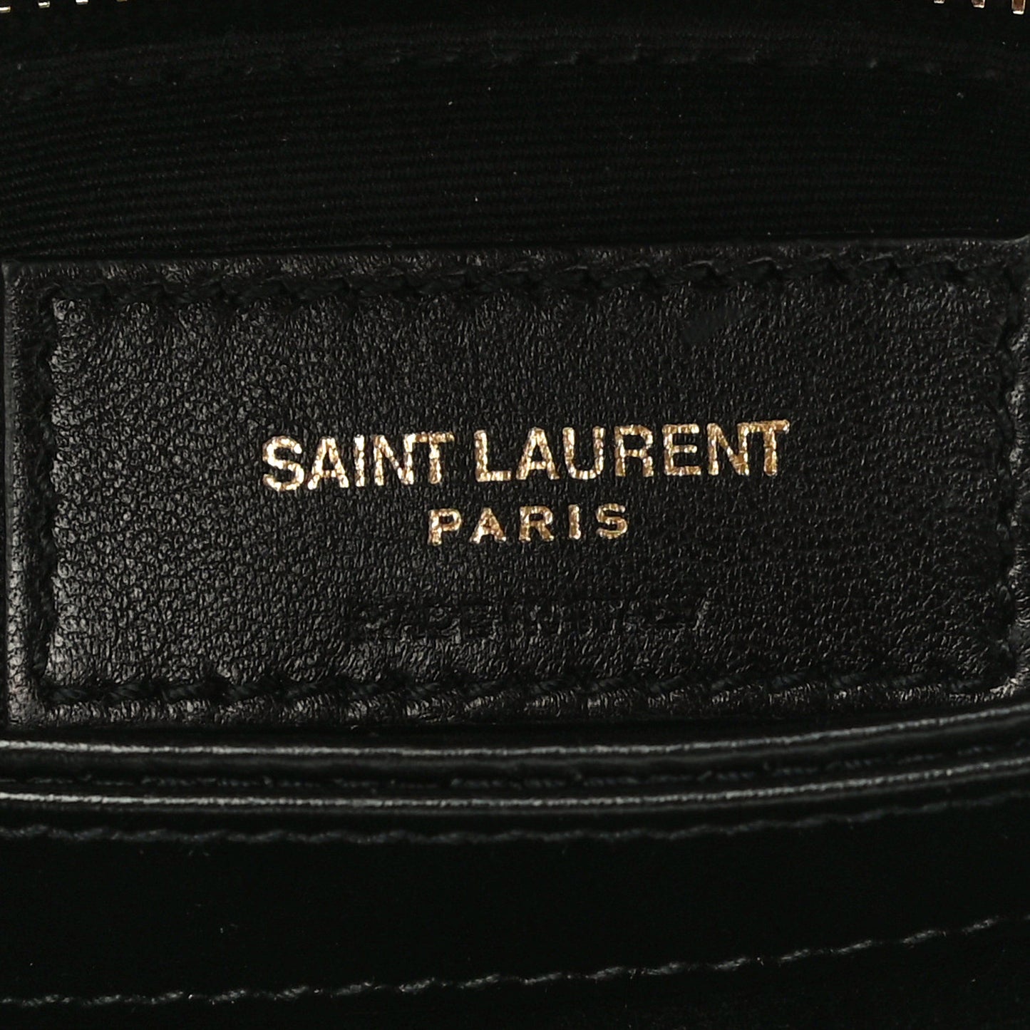 Calfskin Y Quilted Monogram Toy Loulou Crossbody Bag Black