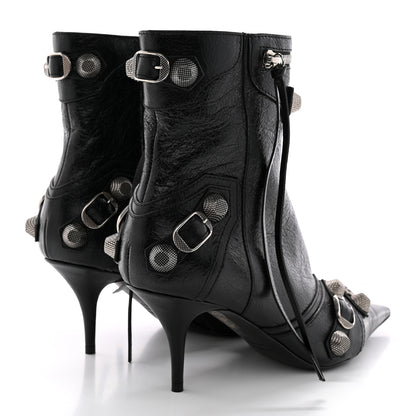 Balenciaga Agneau Arena Cagole 70mm Ankle Boots 38.5 Black 4 of 10