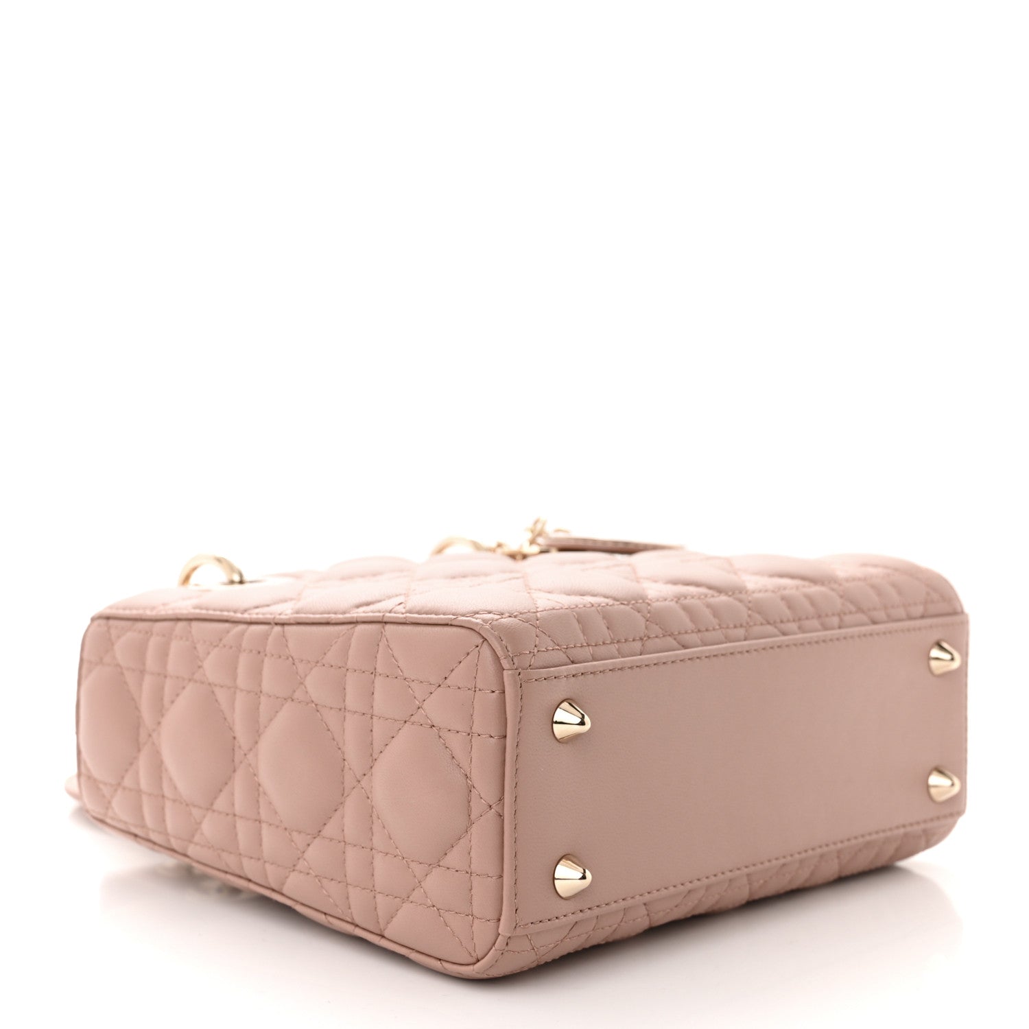 Christian Dior Lambskin Cannage Small My ABCDior Lady Dior Fard 4 of 10