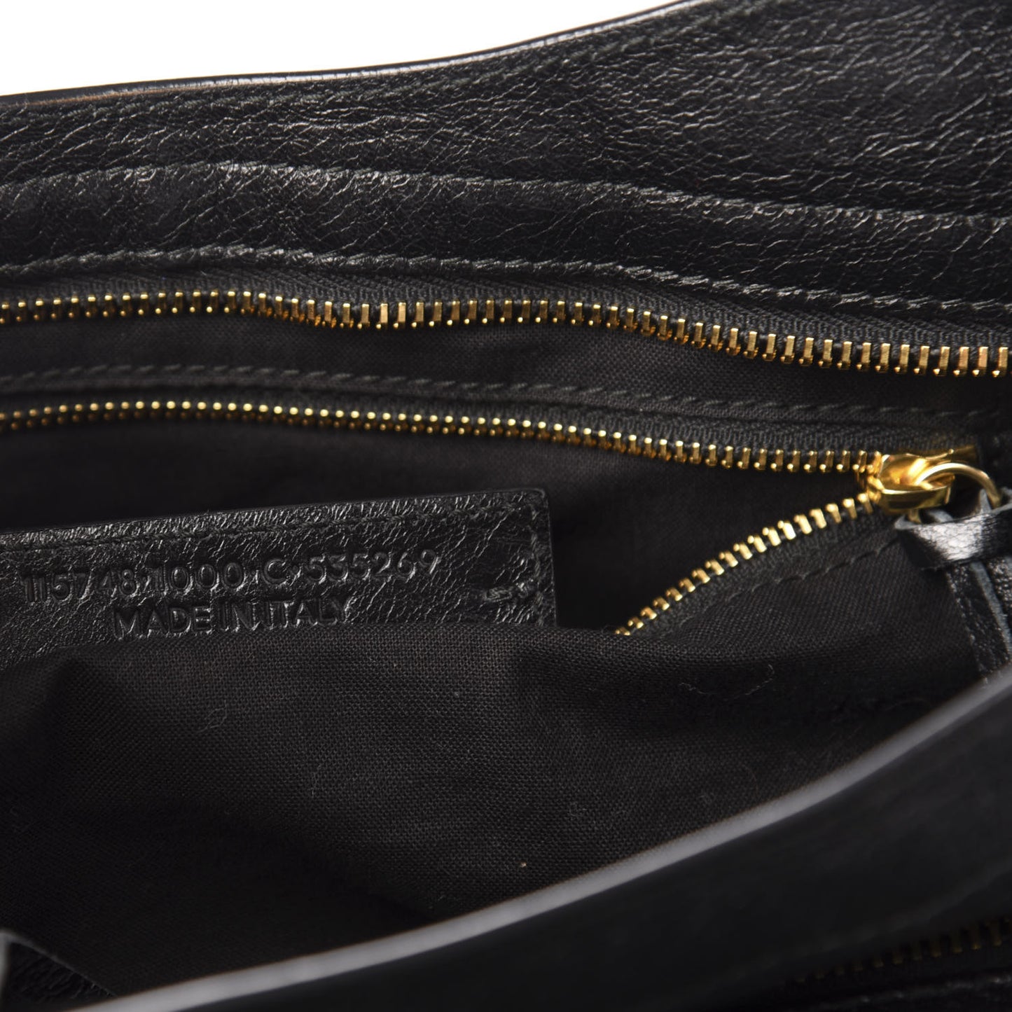 Agneau Classic Gold Hardware City Black