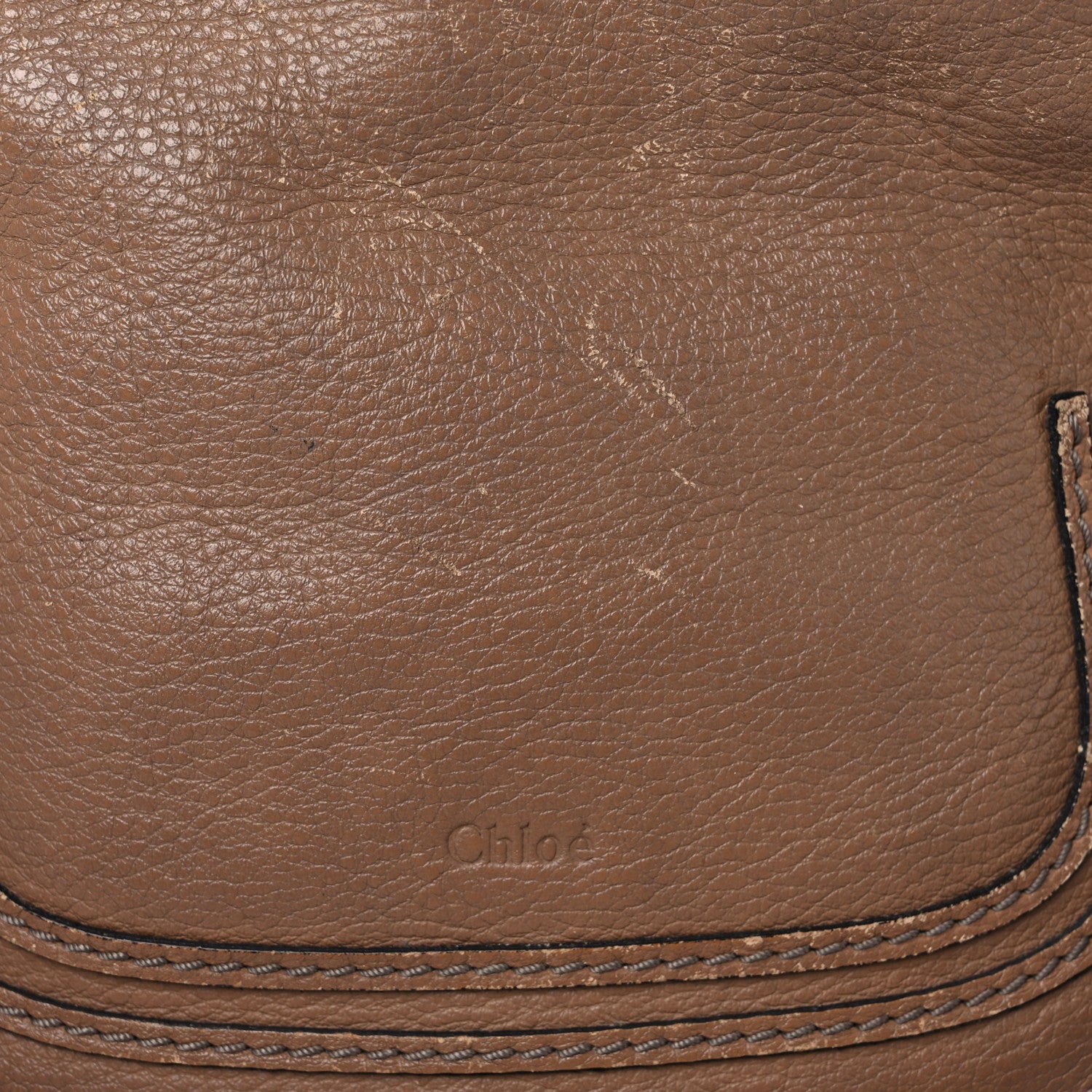 Chloe Calfskin Medium Marcie Satchel Nut 21 of 45