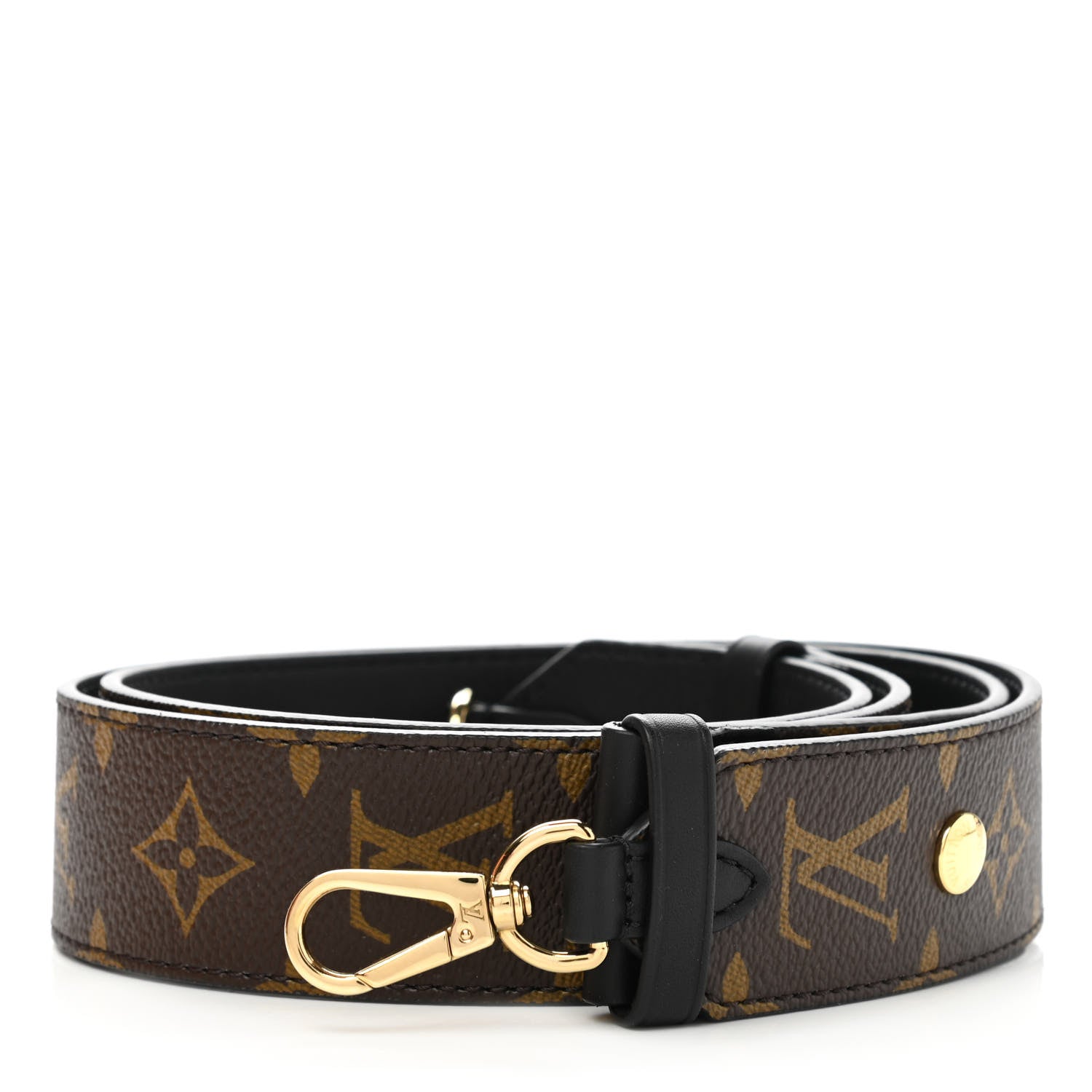 Louis Vuitton Monogram Adjustable Bandouliere Shoulder Strap Black 1 of 5