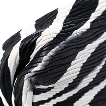 Bottega Veneta Nappa Zebra Print The Pouch Chain White Black 10 of 14