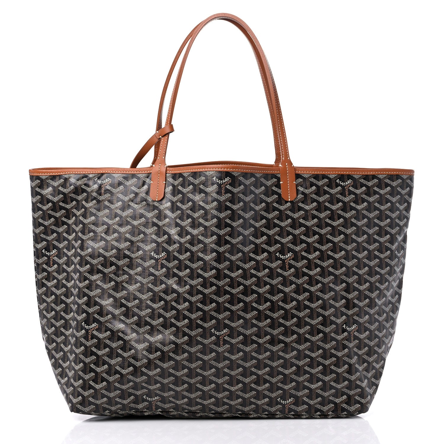 Goyard Goyardine Saint Louis GM Black Gold 3 of 9