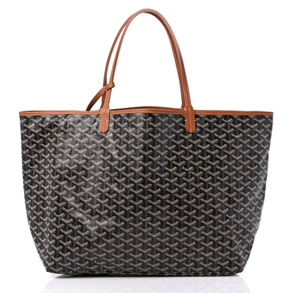 Goyard Goyardine Saint Louis GM Black Gold 3 of 9