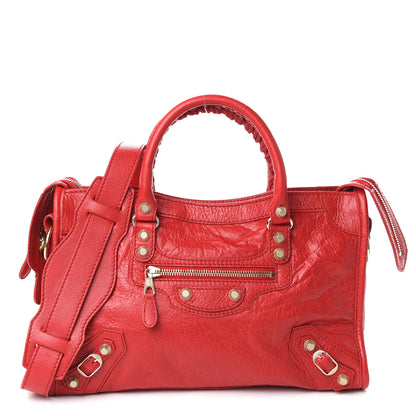 Balenciaga Agneau Giant 12 Gold Hardware S City Rouge Cardinal 1 of 10