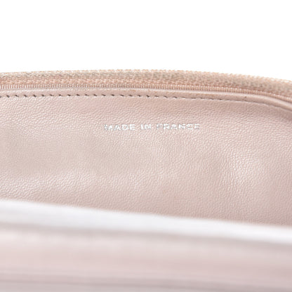 Chanel Lambskin Quilted Wallet On Chain WOC Rose Pale 7 of 17