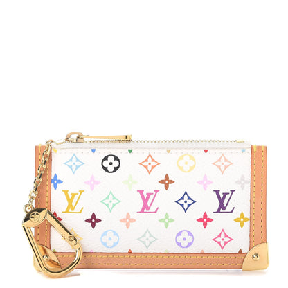 Louis Vuitton Monogram Multicolor Key Pouch White 1 of 7