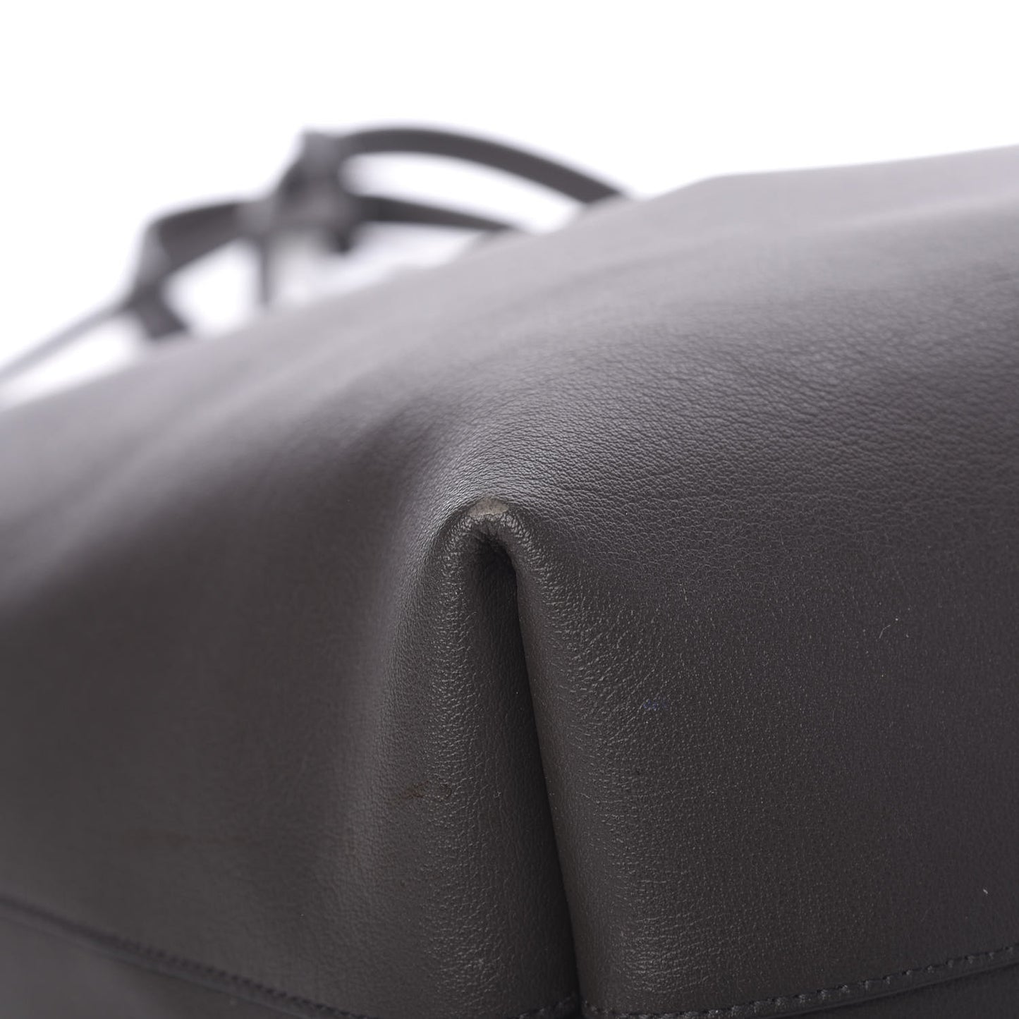 Calfskin Large Shopping Tote Dark Grey