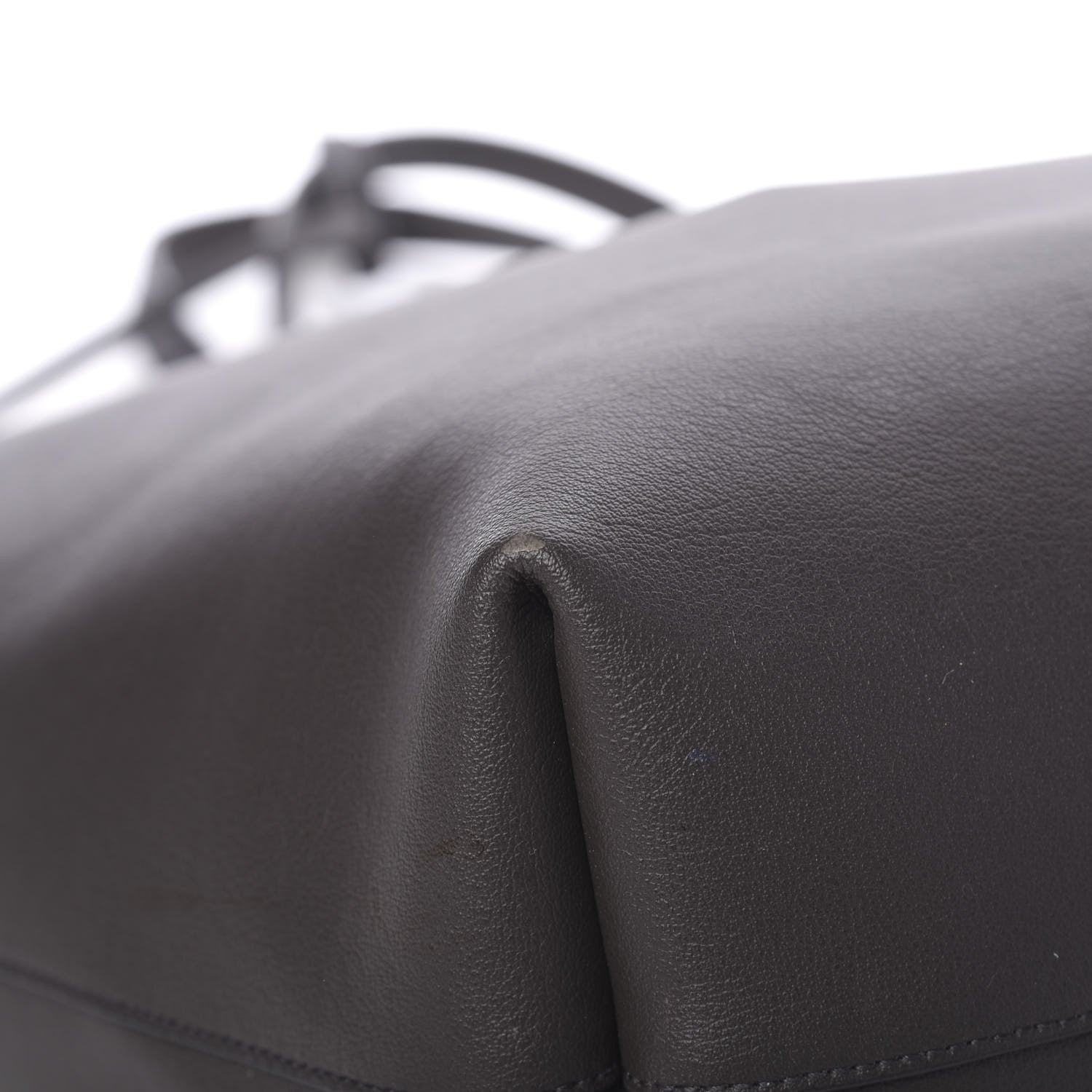 Saint Laurent Calfskin Large Shopping Tote Dark Grey 14 of 18