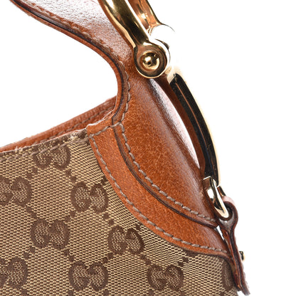 Gucci Monogram Creole Hobo Tobacco 11 of 22