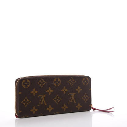 Louis Vuitton Monogram Clemence Wallet Fuchsia 3 of 8