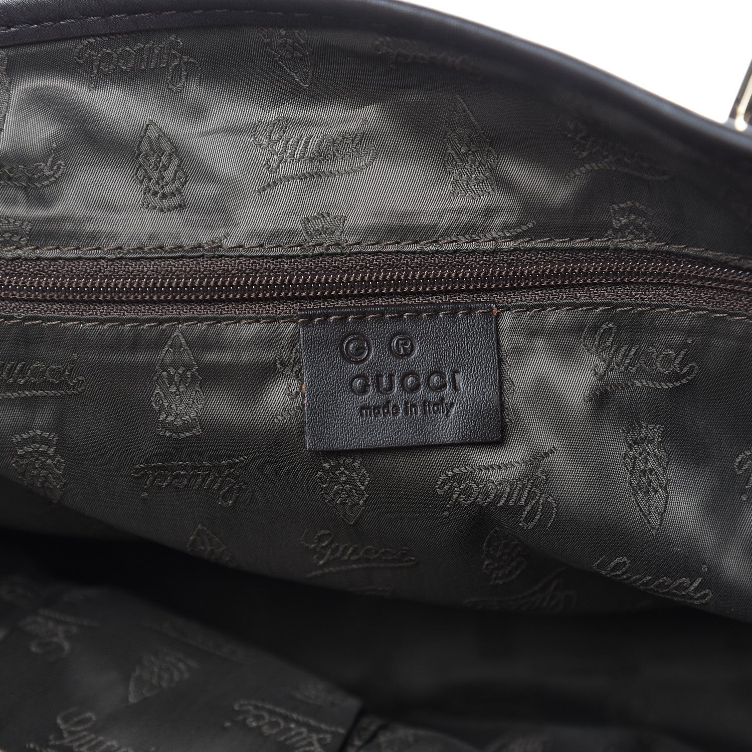 Gucci Canvas Tote Brown 6 of 13