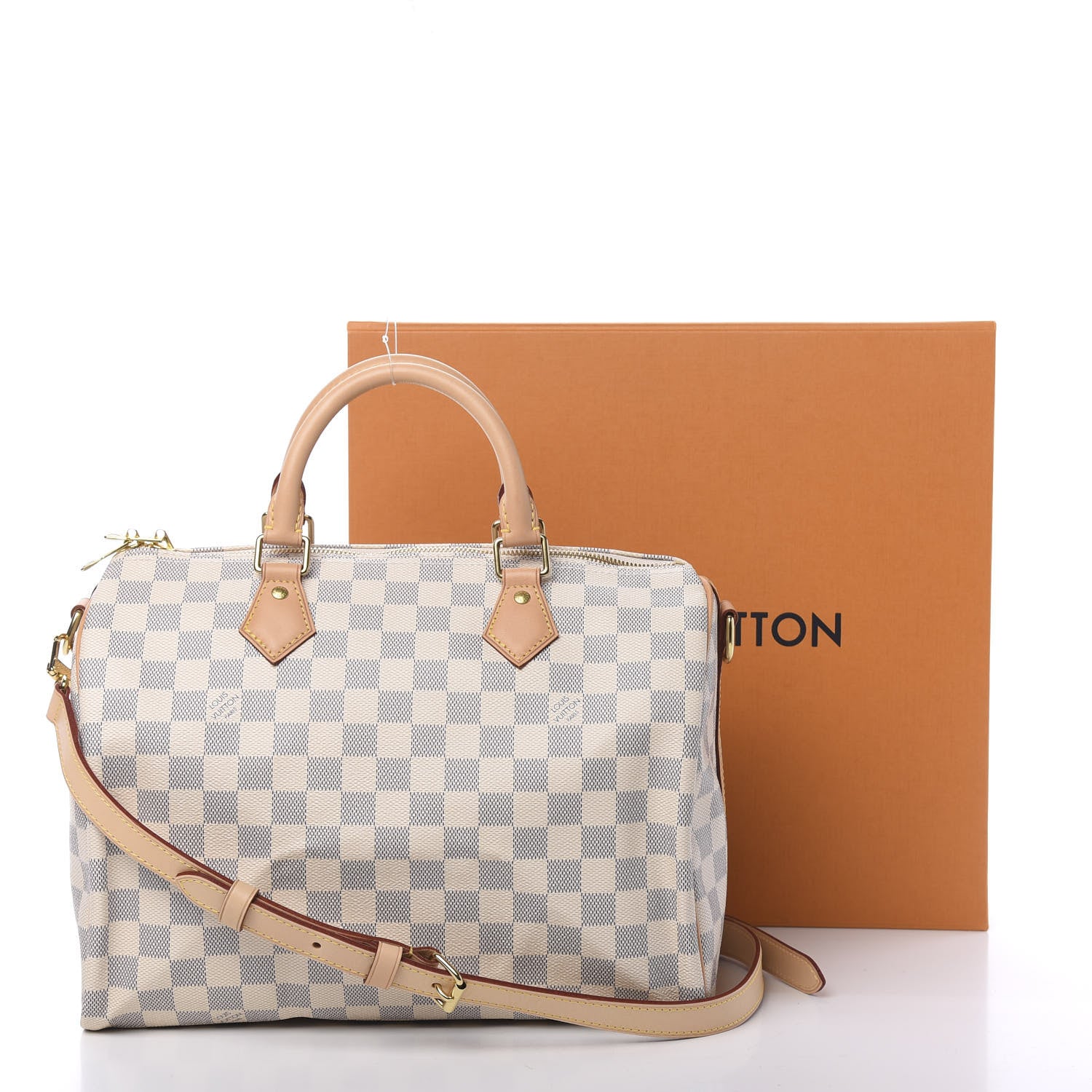Louis Vuitton Damier Azur Speedy Bandouliere 30 13 of 13