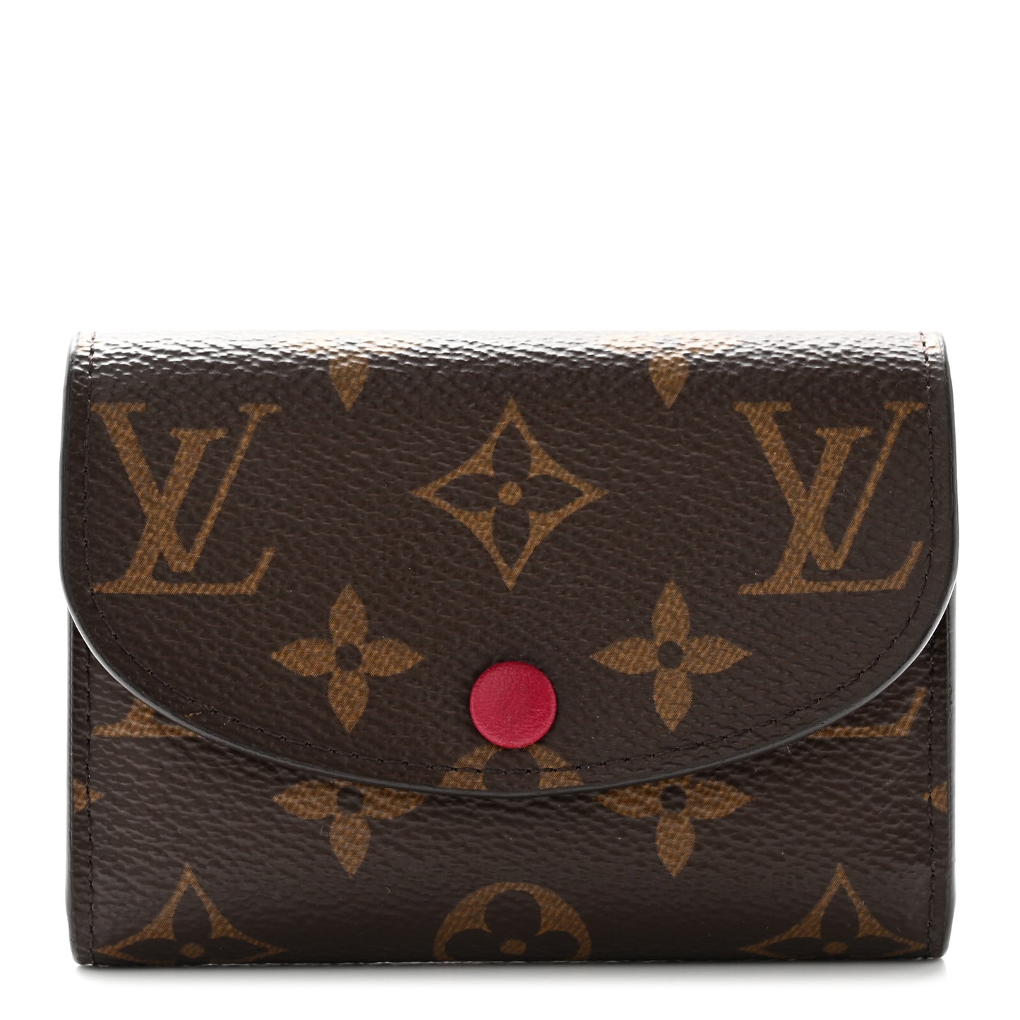 Monogram Rosalie Coin Purse Fuchsia