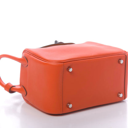 Hermes Swift Verso Mini Lindy 20 Terre Battue Sesame 9 of 11