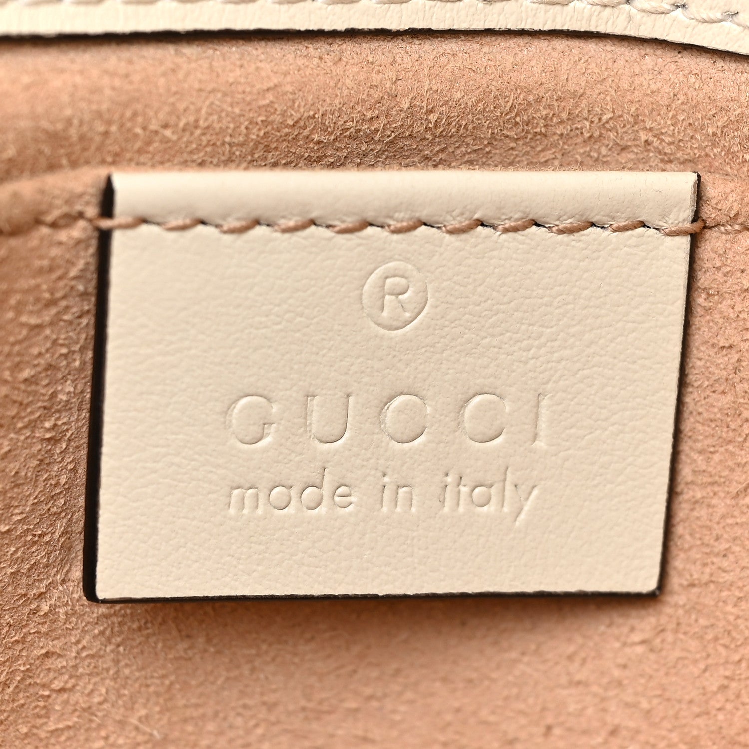 Gucci Calfskin Matelasse Mini GG Marmont Shoulder Bag White 6 of 18