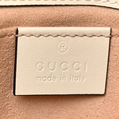 Gucci Calfskin Matelasse Mini GG Marmont Shoulder Bag White 6 of 18