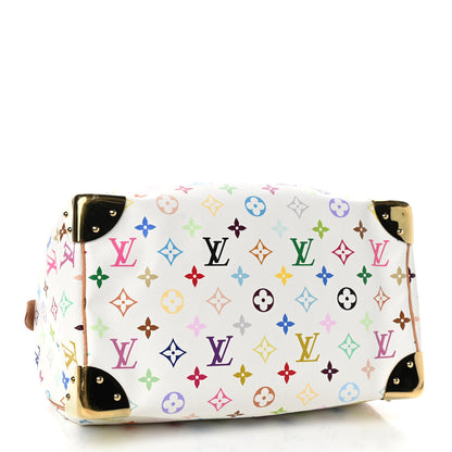 Louis Vuitton Monogram Multicolor Speedy 30 White 4 of 8