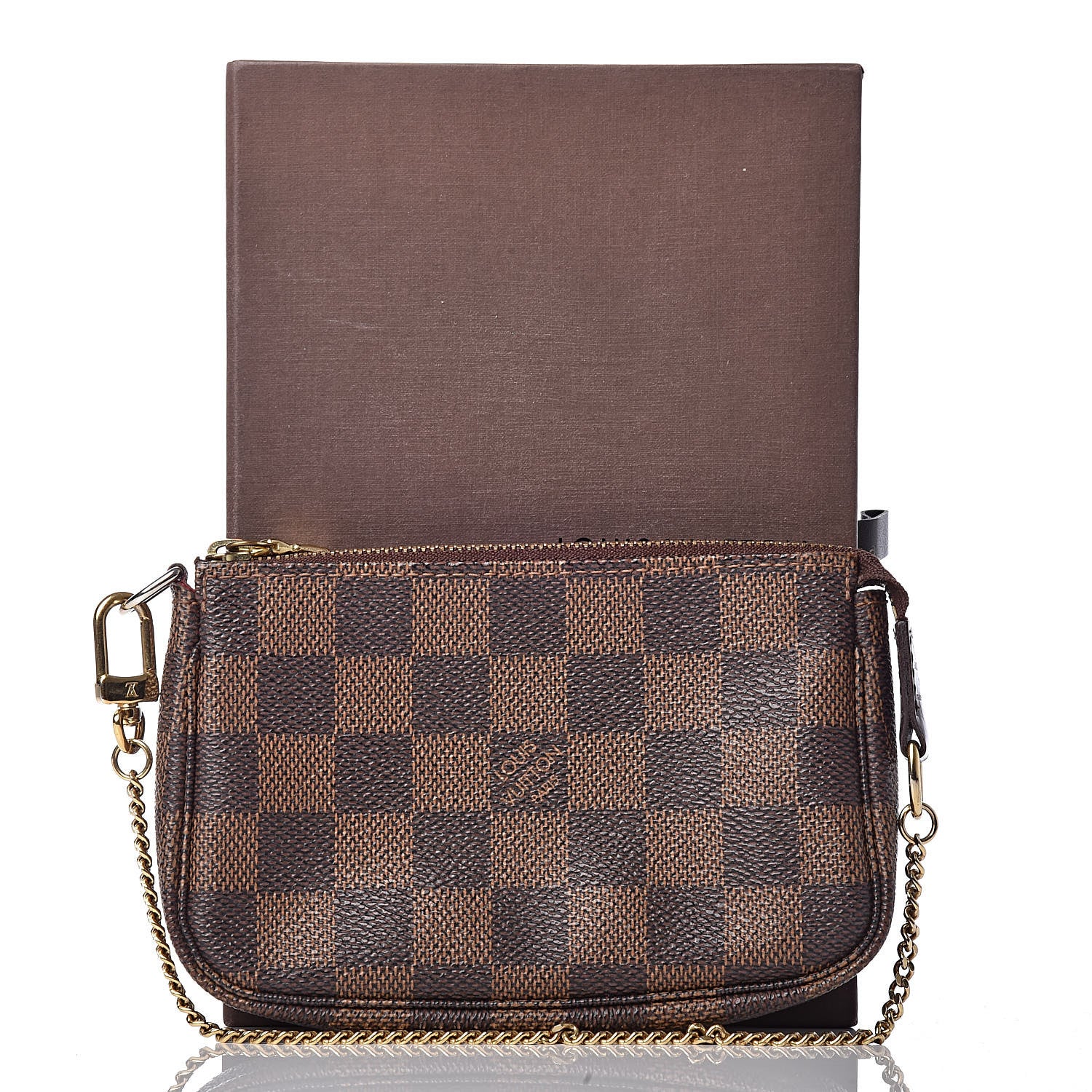 Louis Vuitton Damier Ebene Mini Pochette Accessories 8 of 8