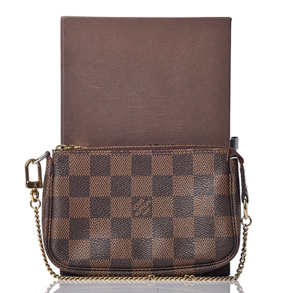Louis Vuitton Damier Ebene Mini Pochette Accessories 8 of 8