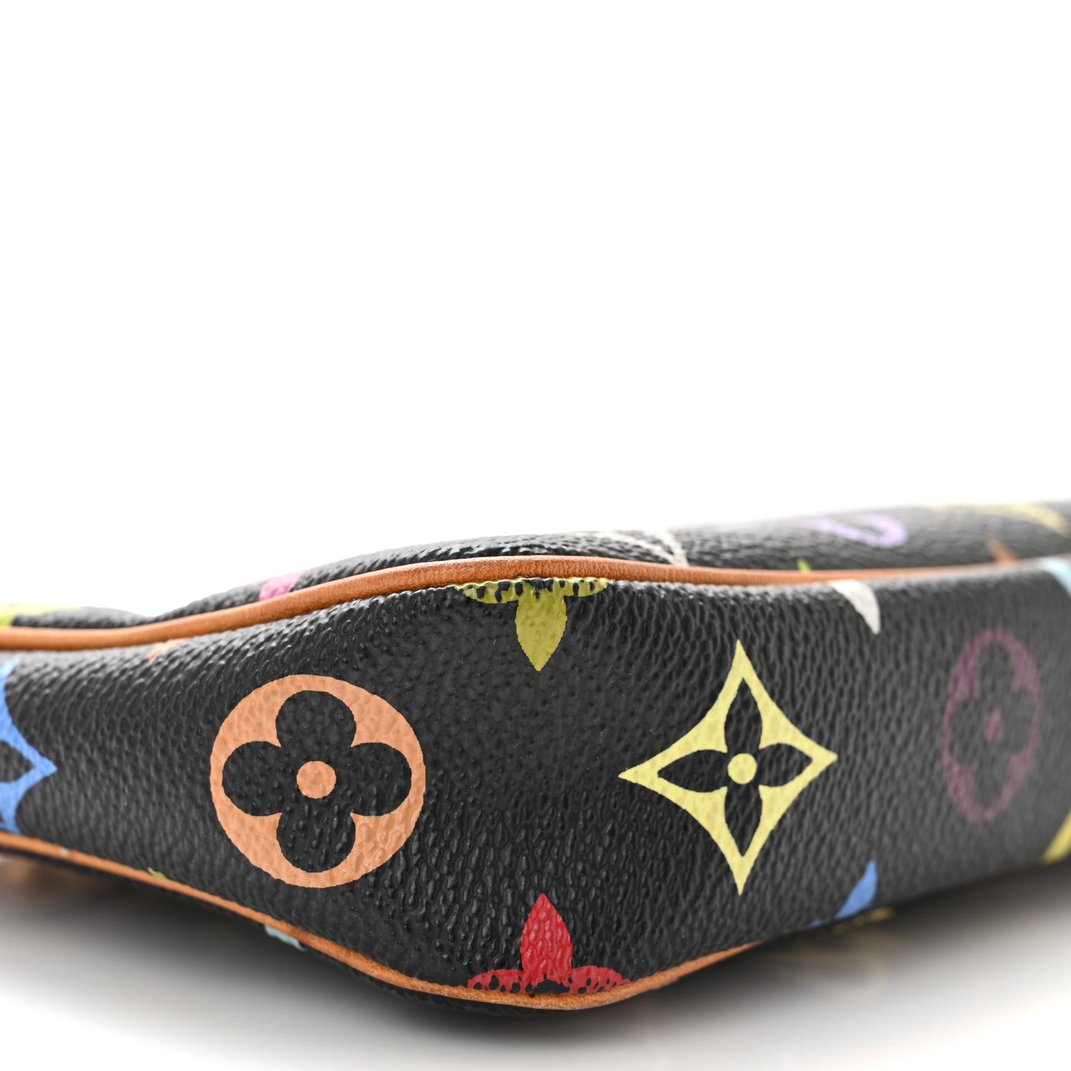 Louis Vuitton LOUIS VUITTON Monogram Multicolor Pochette Accessories Black 7 of 10