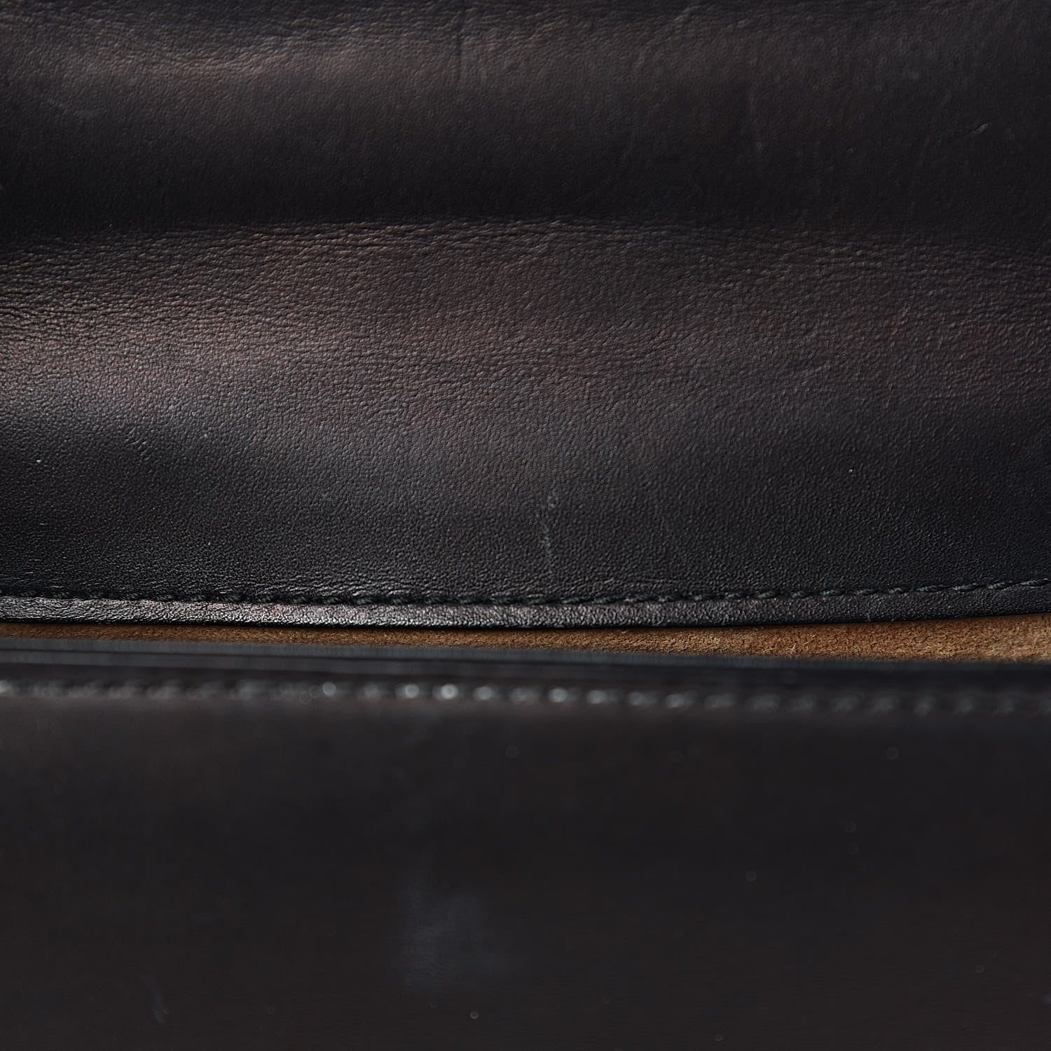 Gucci Calfskin Mini Sylvie Chain Shoulder Bag Black 9 of 26