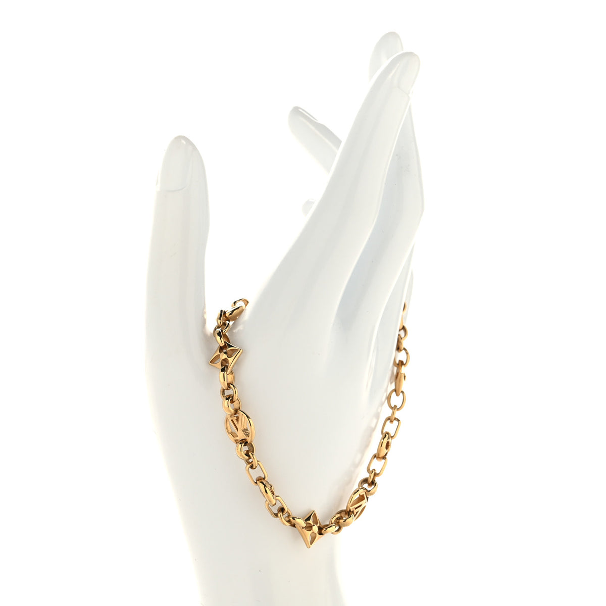 Louis Vuitton Metal Crazy In Lock Bracelet Gold 2 of 5
