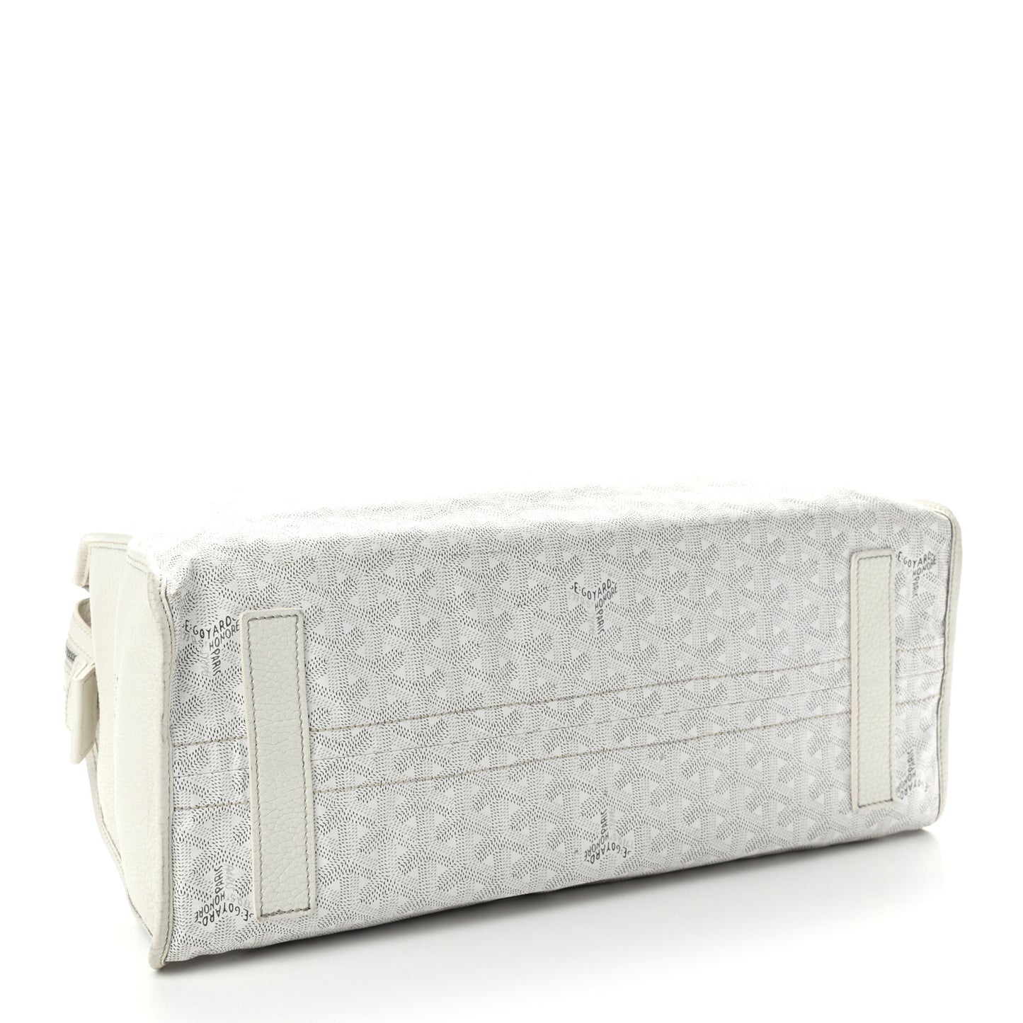 Goyardine Sac Hardy Pet Carrier PM White