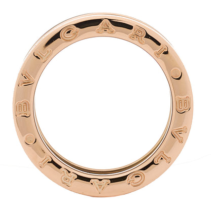 Bulgari 18K Rose Gold Black Ceramic B.Zero1 Four-Band Ring 53 6.25 4 of 6
