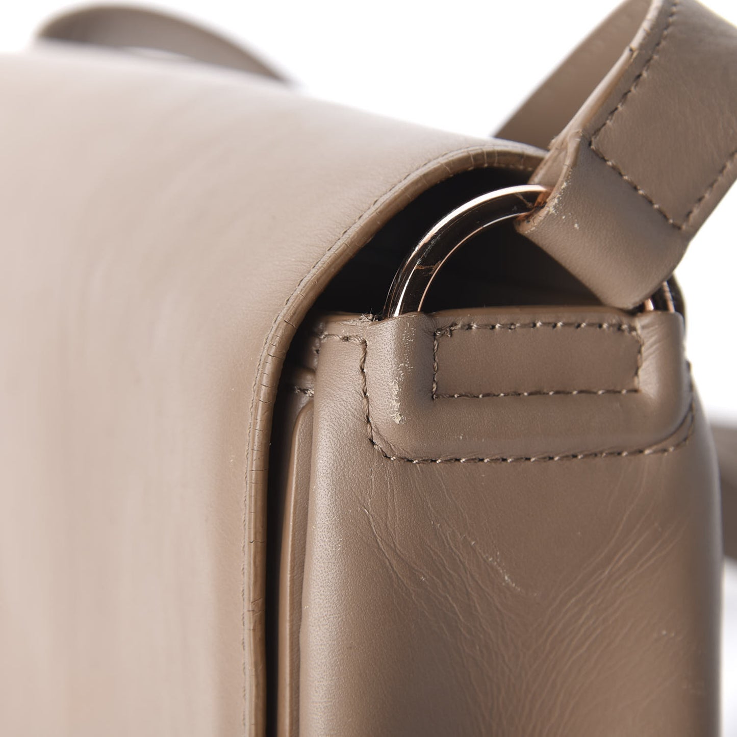 Calfskin Small Lia Sling Latte Rose Gold Hardware