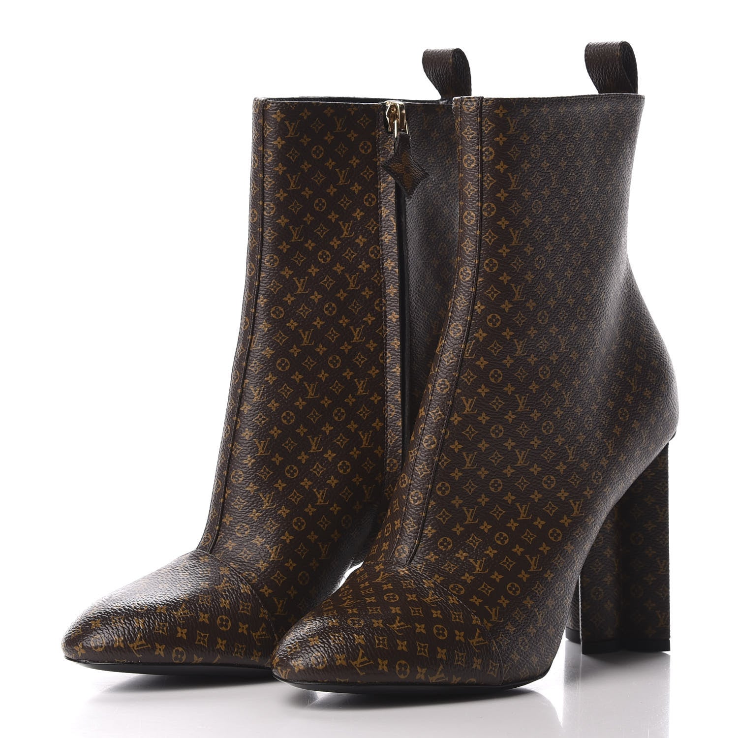 Louis Vuitton Monogram Silhouette Ankle Boots 40 2 of 12