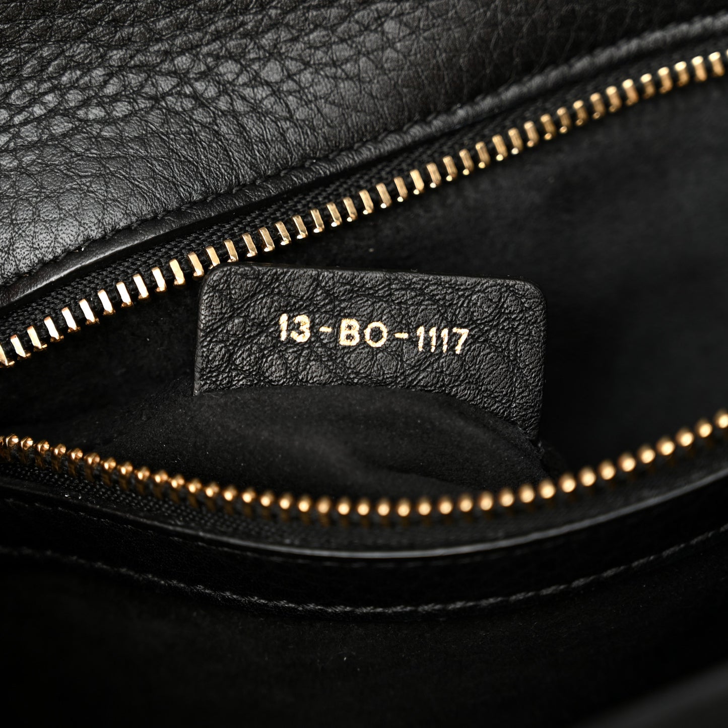 Grained Calfskin Small Diorama Flap Bag Black