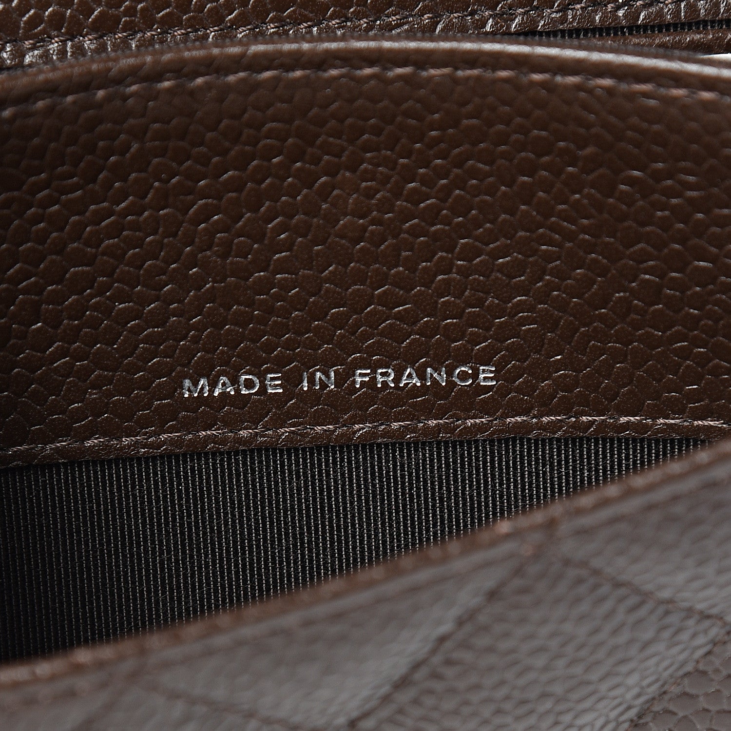 Chanel Caviar Quilted Small Flap Wallet Brown 6 of 8